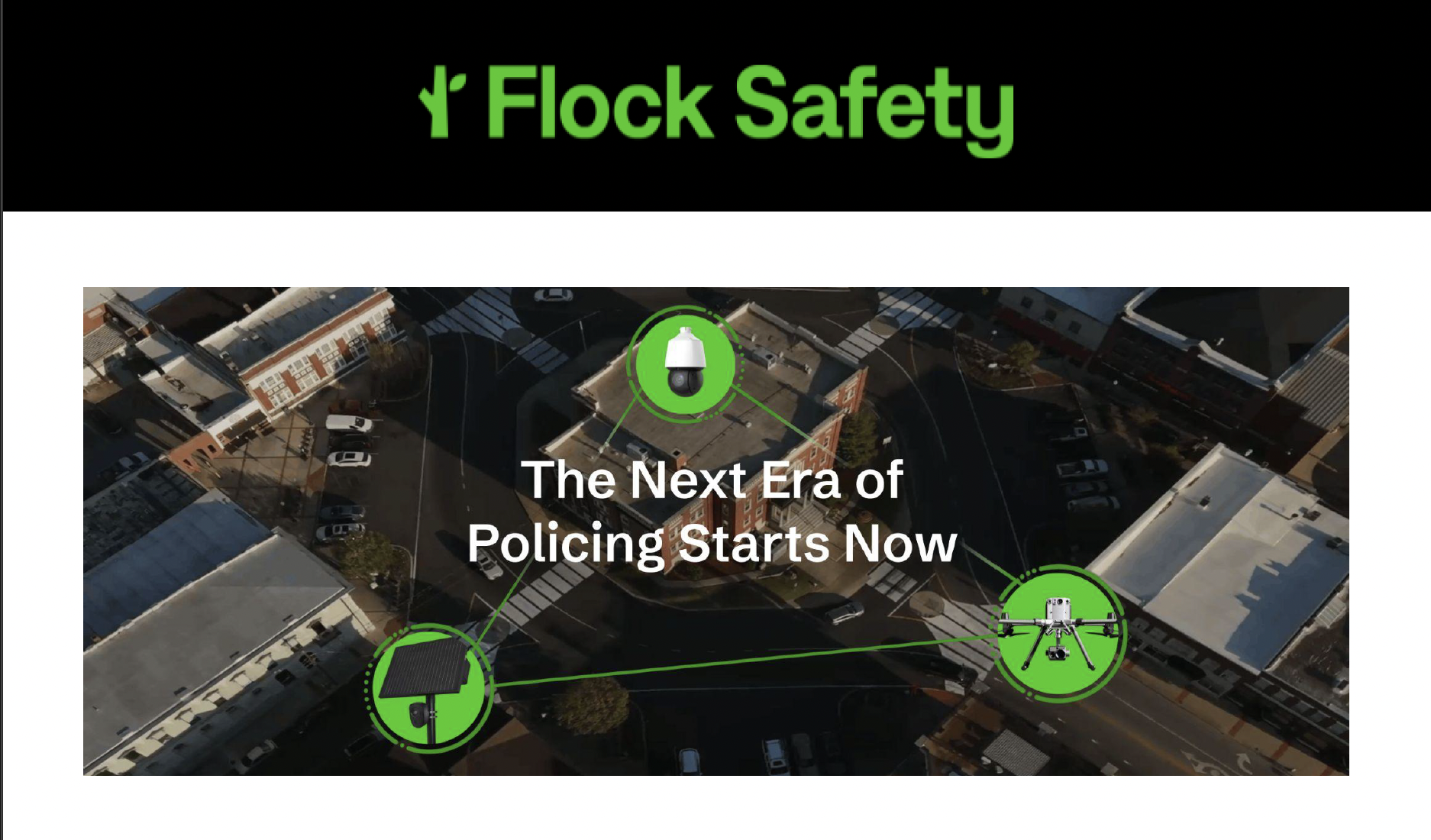Flock Safety promo: The Next Era of Policing Starts Now