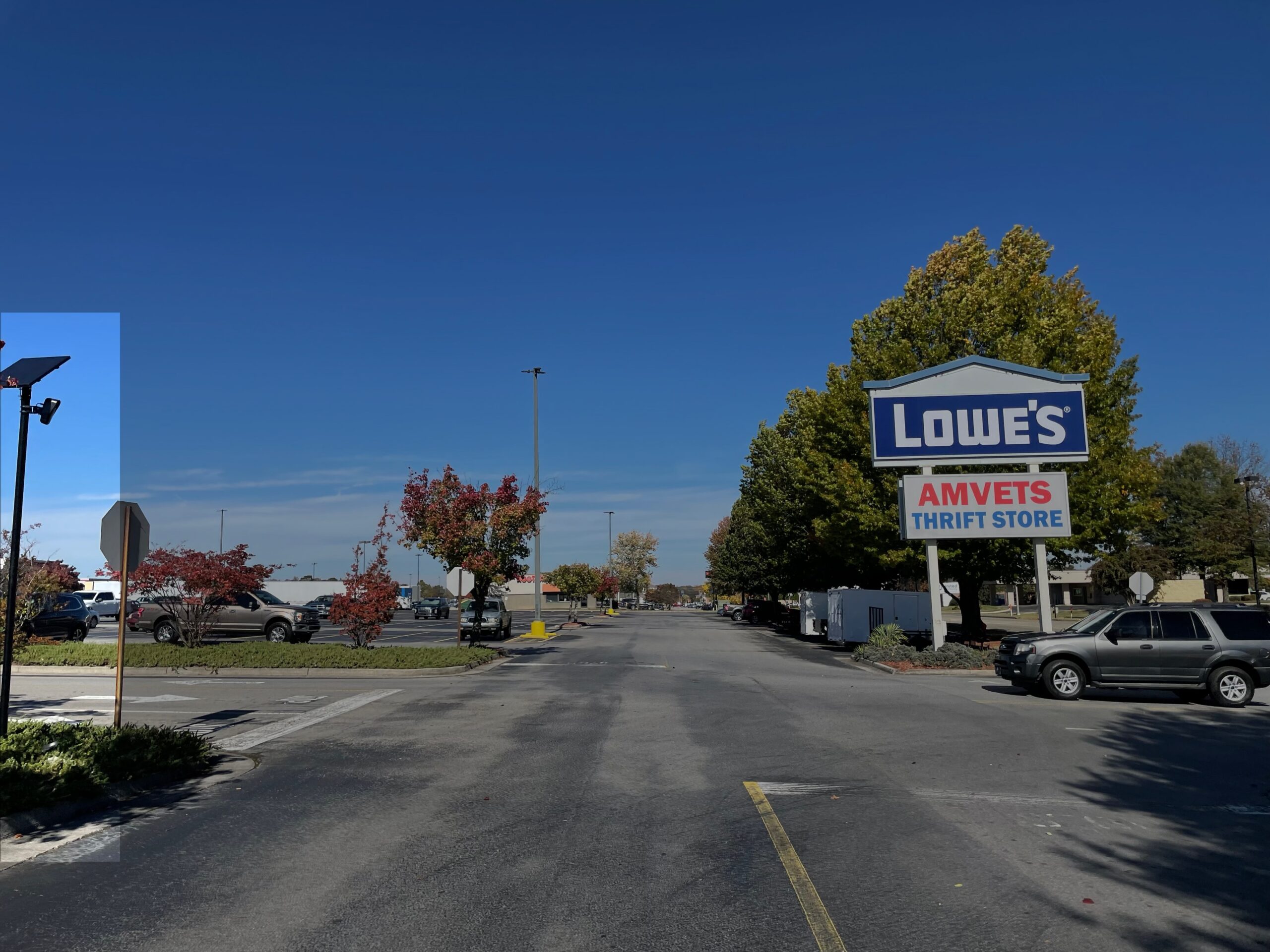 Camera installation near Lowe's at Hunters Crossing in Alcoa Tennessee